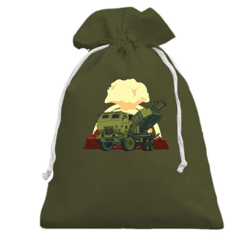 Подарочный мешочек, Хаки, "HIMARS" арт