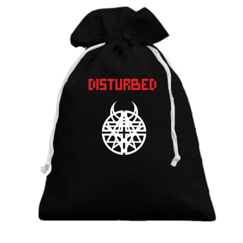 Подарочный мешочек, Черный, Disturbed