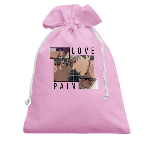 Подарочный мешочек, розовый, Pain Love Killing Stalking