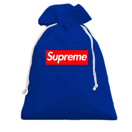 Подарунковий мішечок, Блакитний, Супрім (Supreme)