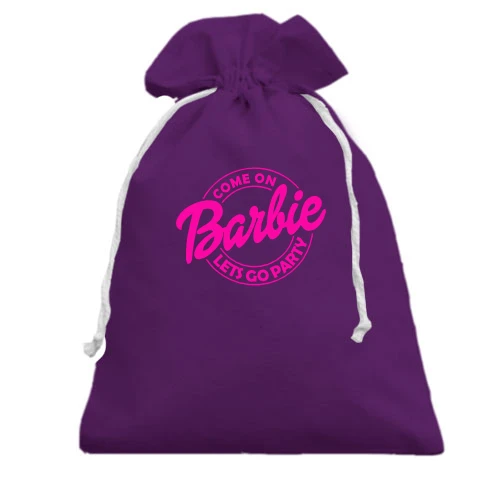 Подарочный мешочек, Фиолетовый, Barbie"Lets go party"