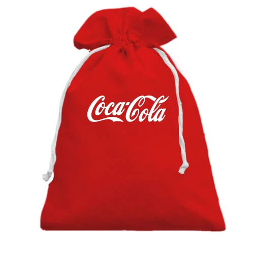 Подарочный мешочек, Красный, Coca-Cola