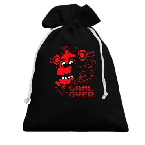 Подарунковий мішечок, Чорний, Five Nights at Freddy’s Game Over