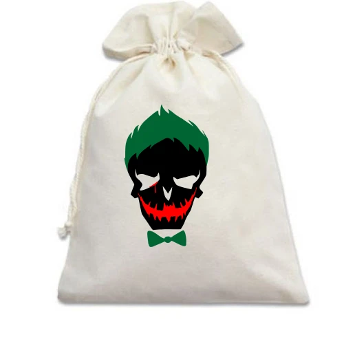 Подарочный мешочек, Белый, Джокер (Suicide Squad)