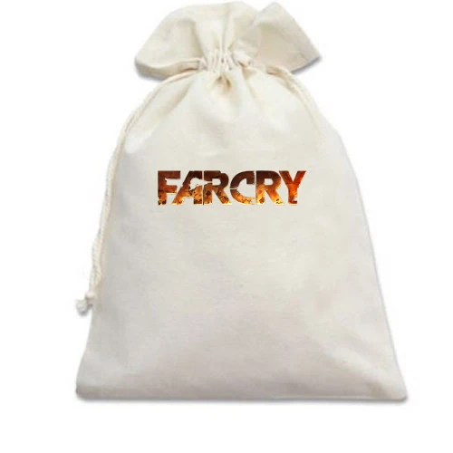 Подарочный мешочек, Белый, с цветным лого Far Cry