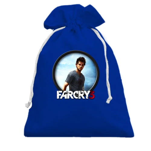 Подарочный мешочек, Голубой, Far Cry 3 Man