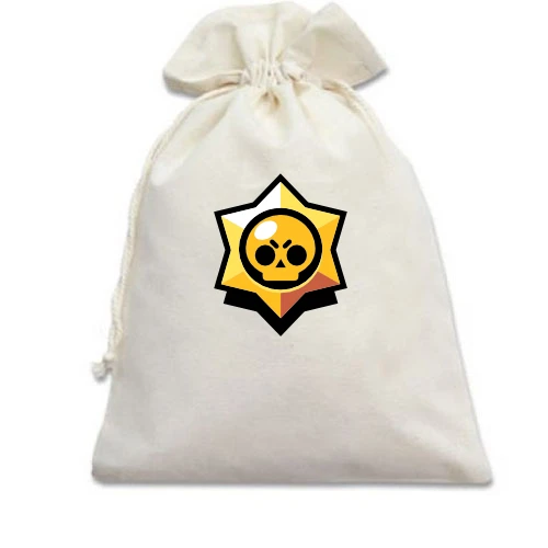 Подарочный мешочек Звезда "Brawl Stars"