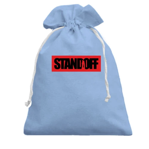 Подарочный мешочек, Голубой, Standoff Red
