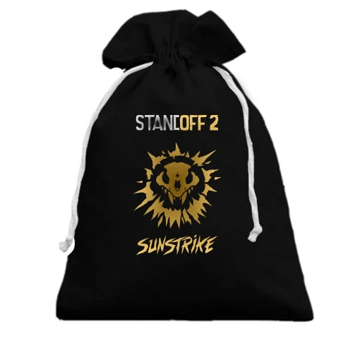 Подарочный мешочек, Черный, Standoff Gold