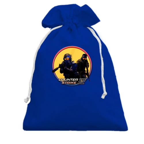 Подарунковий мішечок, Блакитний, Counter Strike 2 (2)