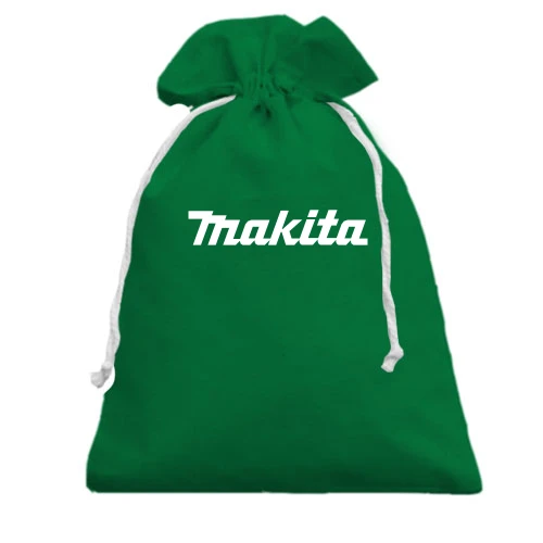 Подарочный мешочек, Зеленый, Makita