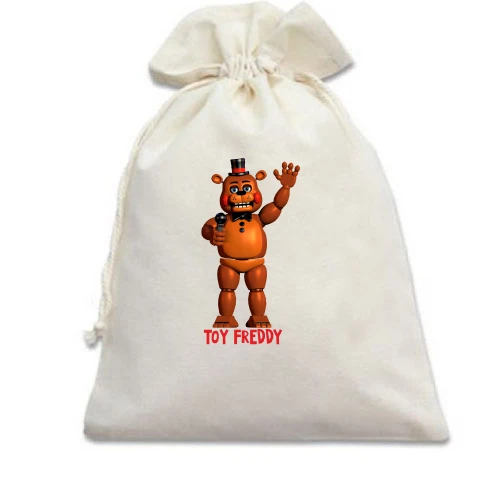 Подарунковий мішечок, Блакитний, Five Nights at Freddy’s (Toy Freddy)