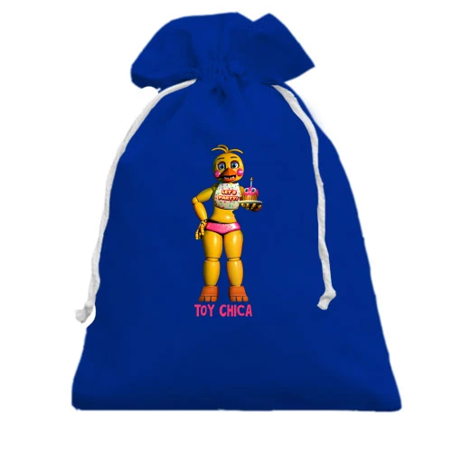 Подарунковий мішечок, Блакитний, Five Nights at Freddy’s (Toy Chica))