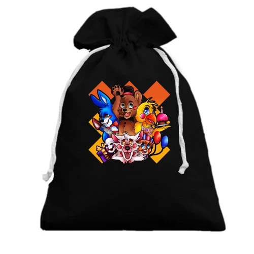 Подарочный мешочек, Черный, FNAF Toys