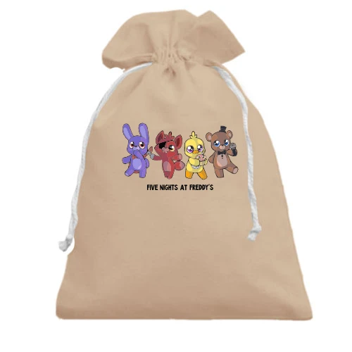 Подарочный мешочек, Белый, FNAF Toys (2)