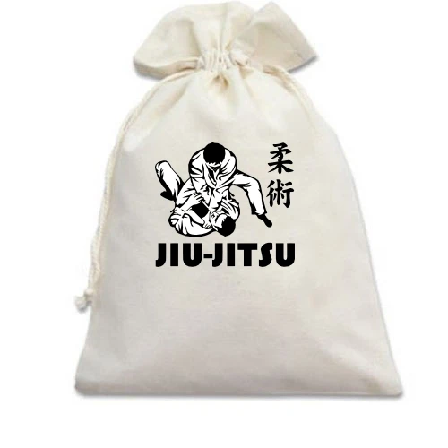 Подарунковий мішечок, білий, Jiu-Jitsu (2)