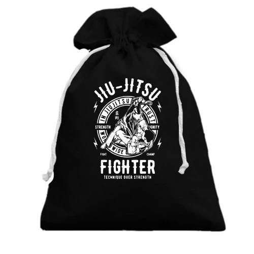 Подарунковий мішечок, чорний, Jiu-Jitsu Fught Champ