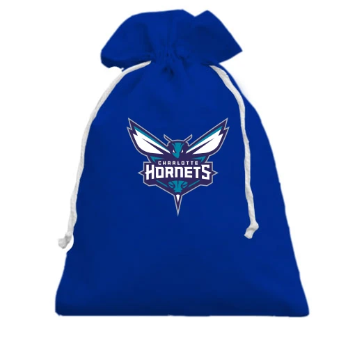 Подарунковий мішечок, блакитний, Шарлотт Хорнетс (Charlotte Hornets)