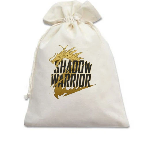 Подарунковий мішечок, Білий, Shadow Warrior (Воїн Тіні)