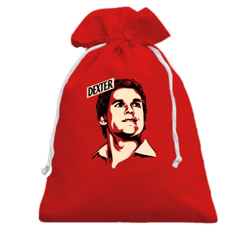 Подарочный мешочек, красный, Dexter 2