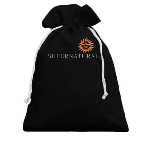 Подарочный мешочек, черный, Supernatural