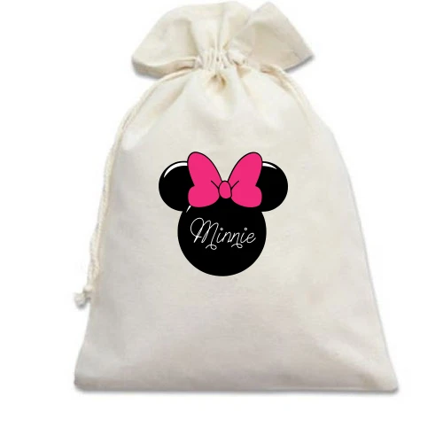 Подарочный мешочек, белый, Minie Mouse (6)