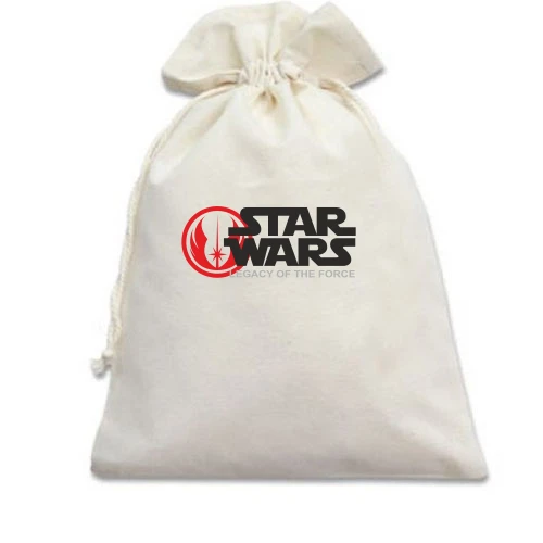 Подарочный мешочек, белый, StarWars наследие