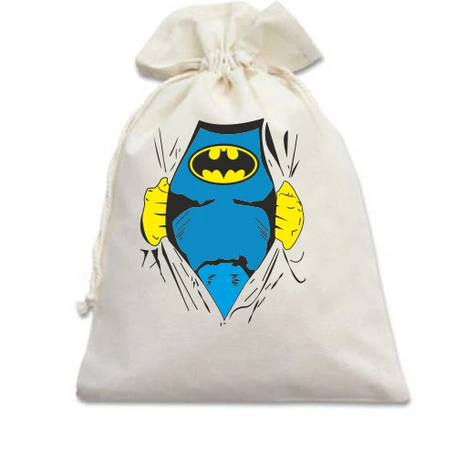 Подарочный мешочек Смотри! Я Batman