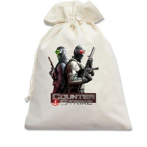 Подарочный мешочек с двумя бойцами Counter Strike