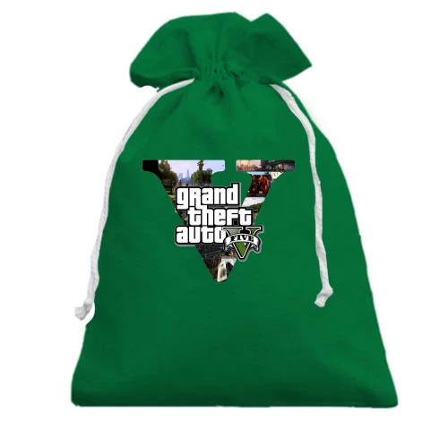 Подарочный мешочек, Зеленый, Grand Theft Auto V