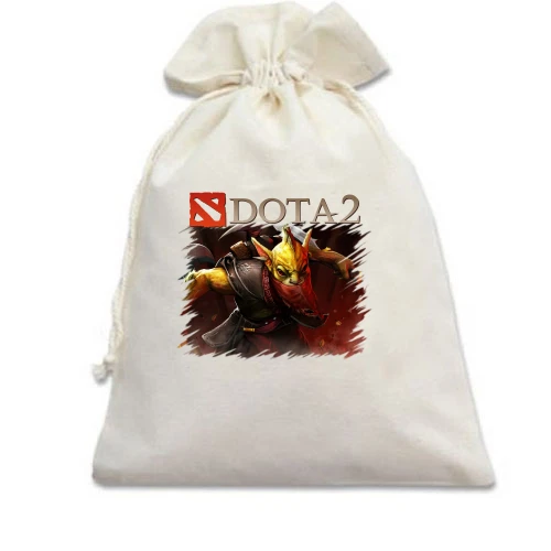 Подарочный мешочек, Белый, DOTA 2 HD