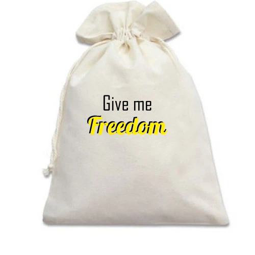Подарочный мешочек Give me freedom