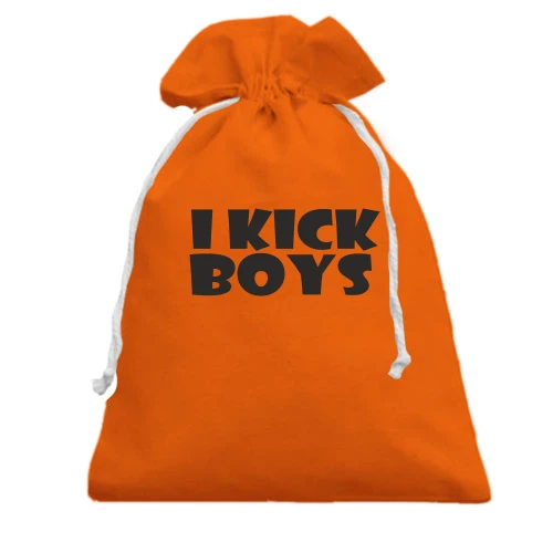 Подарунковий мішечок, Помаранчевий, I KICK BOYS
