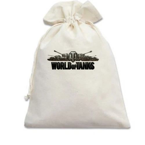 Подарочный мешочек, Черный, World of Tanks