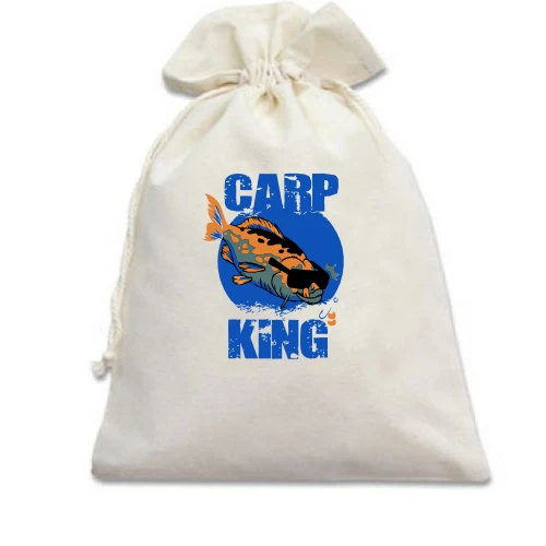 Подарочный мешочек, Белый, Carp King