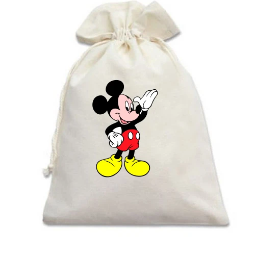 Подарунковий мішечок, Білий, Mickey Mouse 3