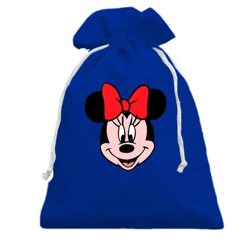 Подарунковий мішечок, Блакитний, Minie Mouse 4