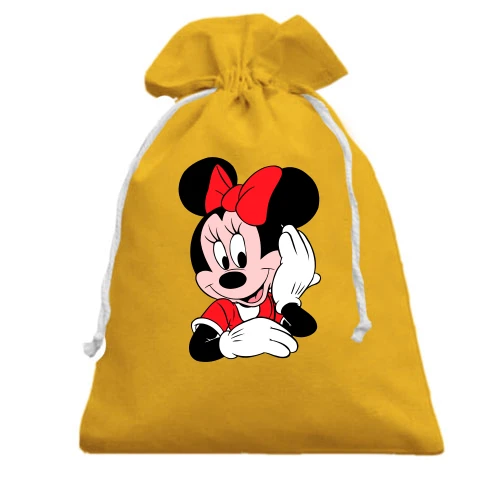 Подарунковий мішечок, жовтий, Minie Mouse 5