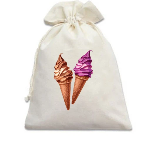 Подарунковий мішечок Ice Cream Couple