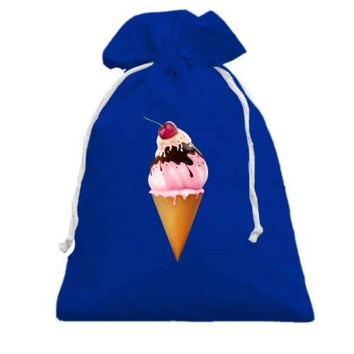 Подарунковий мішечок Ice cream with cherries