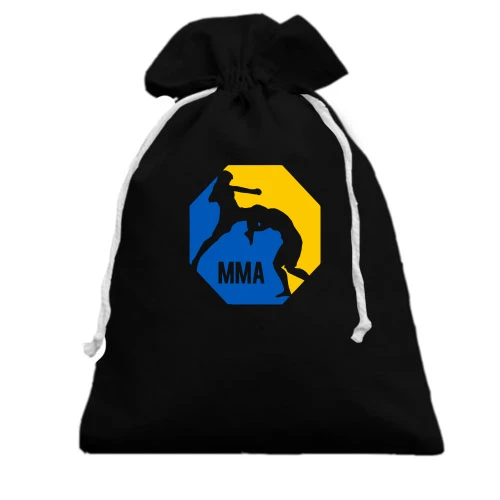 Подарочный мешочек, черный, MMA ua