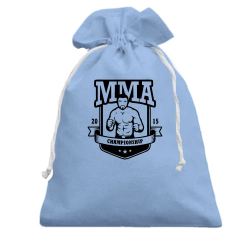 Подарунковий мішечок, блакитний, MMA Championship