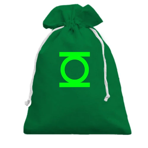Подарочный мешочек, Черный, Green Lantern