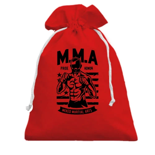 Подарунковий мішечок, червоний, MMA - Pride - Honor