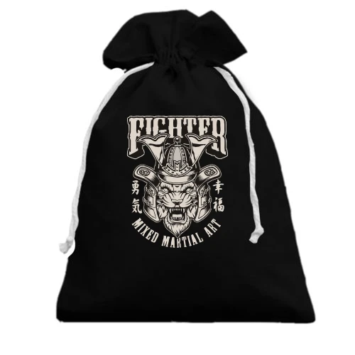 Подарунковий мішечок, чорний, Fighter Mixed Martial Arts