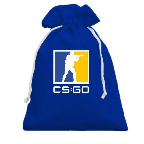Подарочный мешочек, Голубой, CS:GO (2)