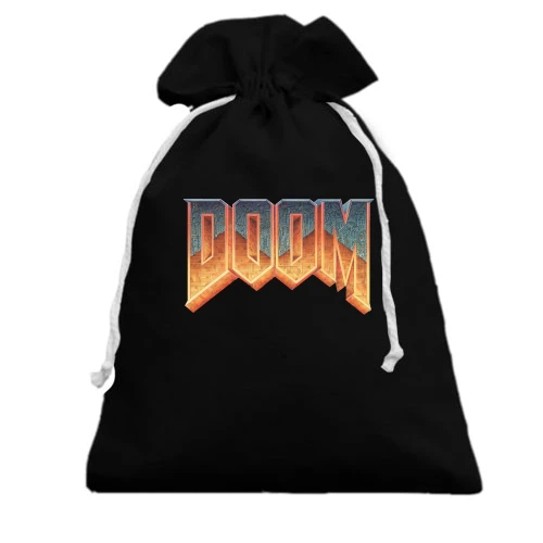 Подарочный мешочек, Черный, DOOM