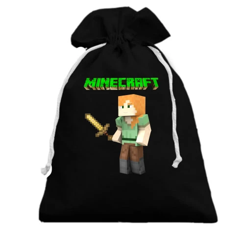 Подарочный мешочек Minecraft Алекс
