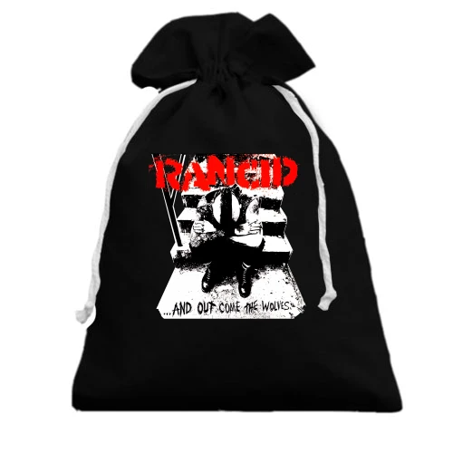 Подарочный мешочек, Черный, Rancid