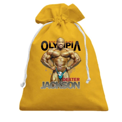 Подарочный мешочек, Желтый, Bodybuilding Olympia - Dexter Jackson